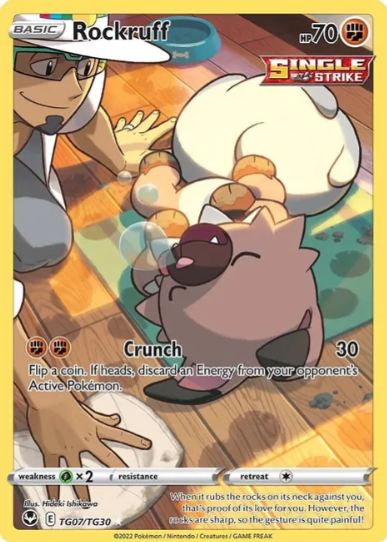 Rockruff - TG07/TG30 - Silver Tempest