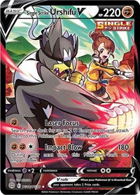 Single Strike Urshifu V Full Art - TG18/TG30 - Brilliant Stars