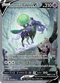 Shadow Rider Calyrex V Alternate Art - 172/198 - Chilling Reign