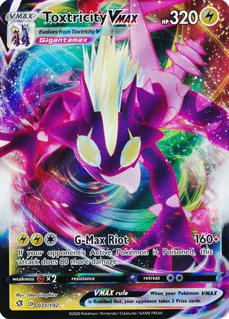 Toxtricity VMAX - 71/192 - Rebel Clash