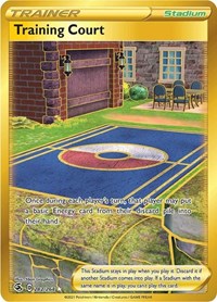 Training Court Secret Rare - 282/264 - Fusion Strike