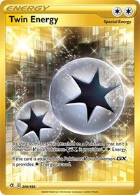 Twin Energy Secret Rare - 209/192 - Rebel Clash
