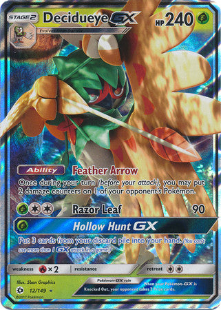 Decidueye GX - 12/149 - Sun and Moon Base Set