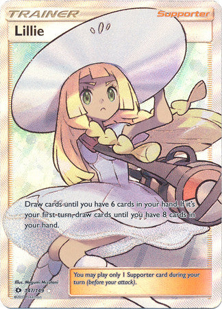 Lillie Full Art - 147/149 - Sun and Moon Base Set