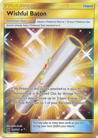 Wishful Baton Secret Rare - 121/111 - Crimson Invasion