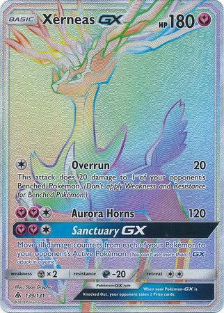 Xerneas GX Rainbow Rare - 139/131 - Forbidden Light