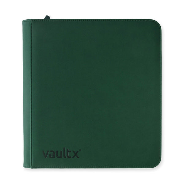VaultX 12-Pocket Exo-Tec Zip Binder (Forest Green)