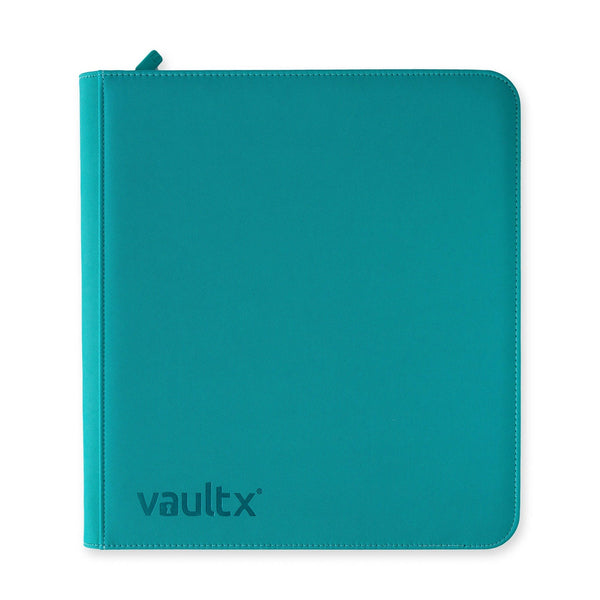 VaultX 12-Pocket Exo-Tec Zip Binder (Ocean Blue)