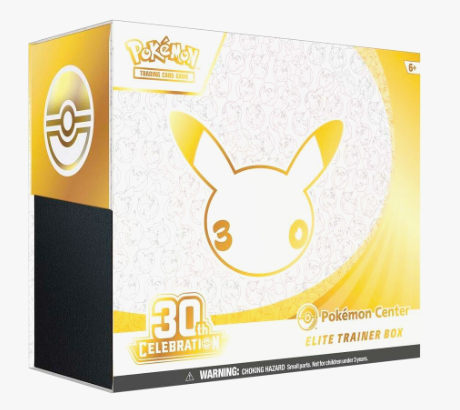 30th Celebration Pokemon Center Elite Trainer Box
