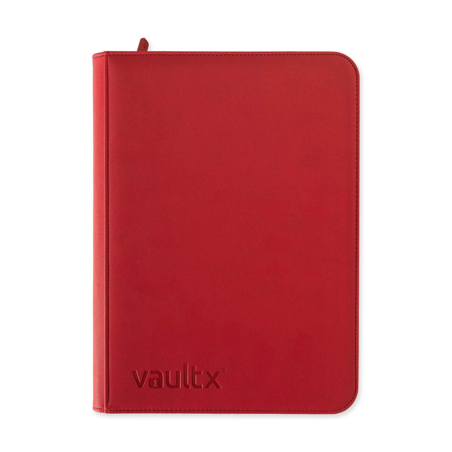 VaultX 9-Pocket Exo-Tec Zip Binder (Fire Red)