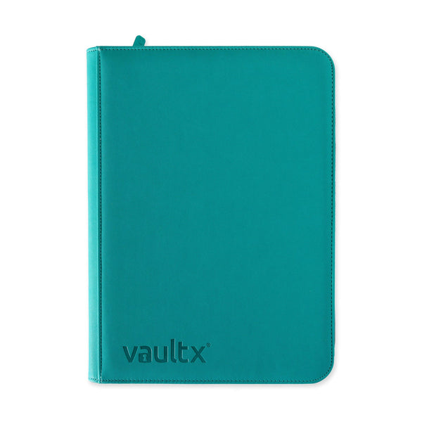 VaultX 9-Pocket Exo-Tec Zip Binder (Ocean Blue)
