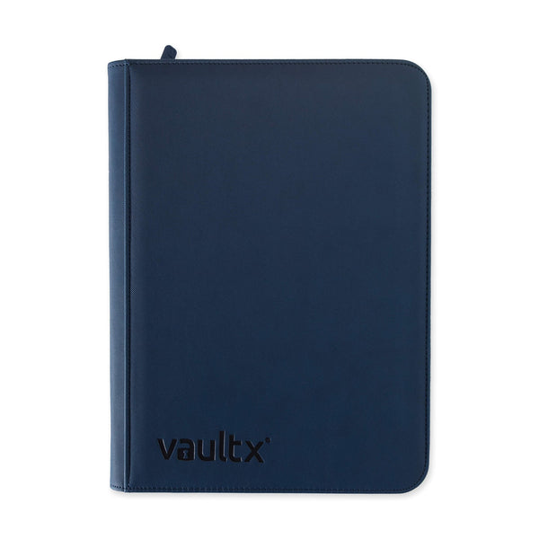 VaultX 9-Pocket Exo-Tec Zip Binder (Royal Blue)