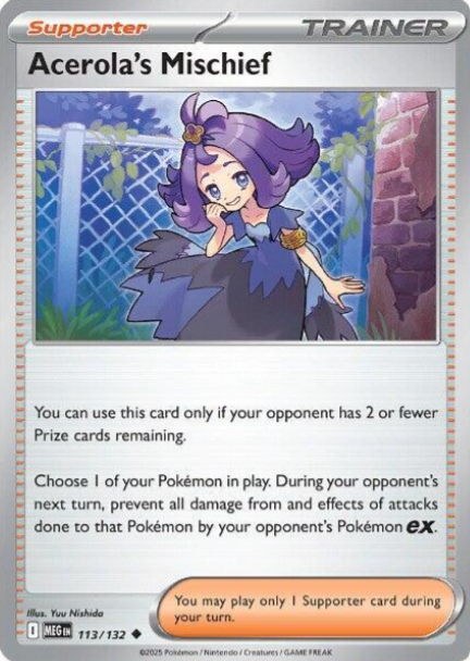 Acerola's Mischief - 113/132 - Mega Evolution