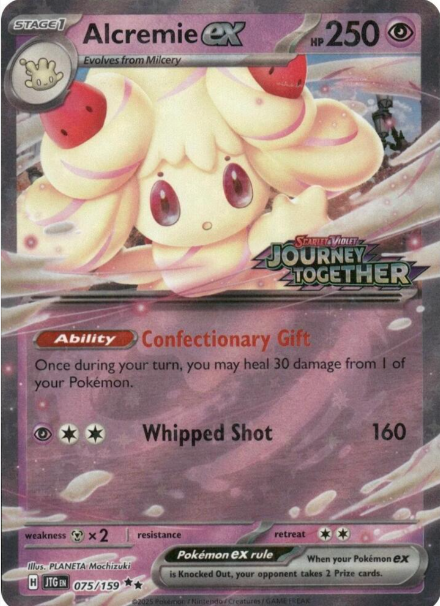 Alcremie ex (Journey Together Stamped) - 75/159 - Journey Together