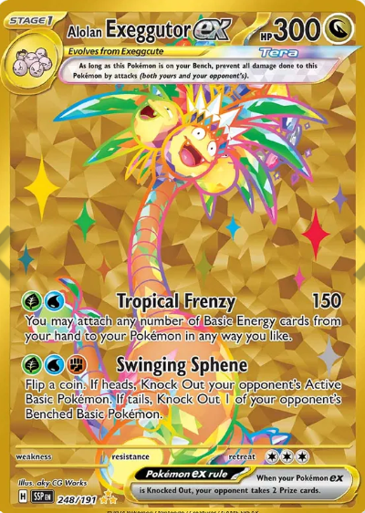 Alolan Exeggutor ex Hyper Rare - 248/191 - Surging Sparks