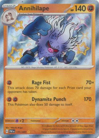 Annihilape Baby Shiny - 171/091 - Paldean Fates