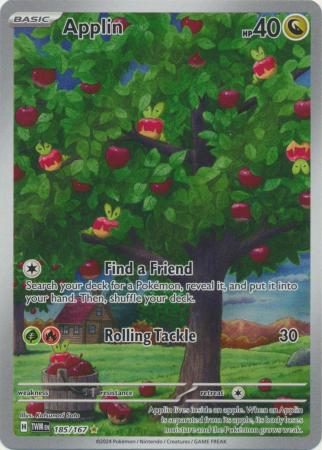 Applin Illustration Rare - 185/167 - Twilight Masquerade