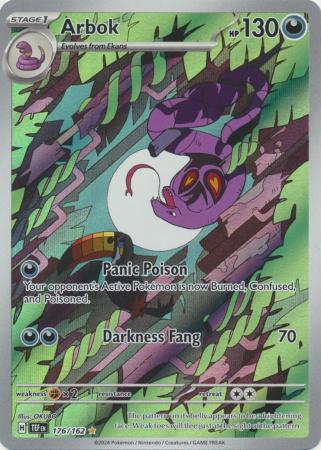Arbok Illustration Rare - 176/162 - Temporal Forces