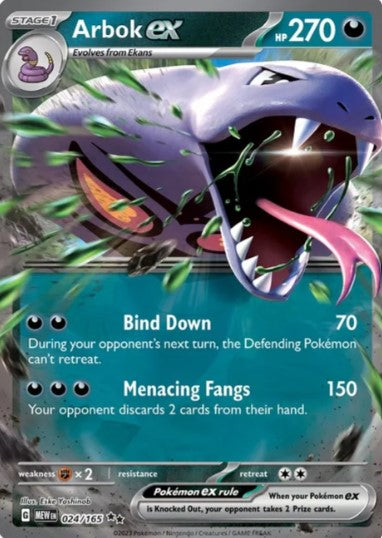 Arbok ex - 024/165 - Scarlet & Violet 151