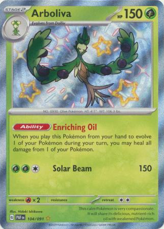 Arboliva Baby Shiny - 104/091 - Paldean Fates