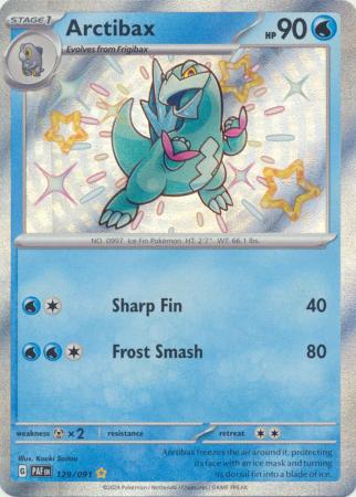 Arctibax Baby Shiny - 129/091 - Paldean Fates