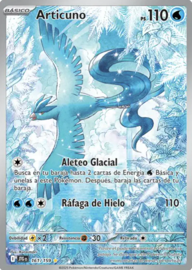 Articuno Illustration Rare - 161/159 - Journey Together