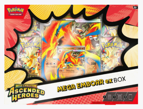 Ascended Heroes Mega Emboar ex Box