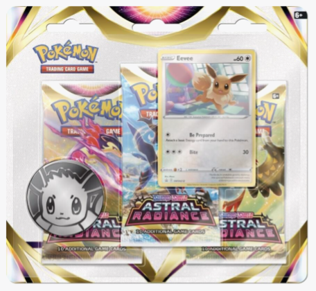 Astral Radiance 3 Pack Blister (Eevee)