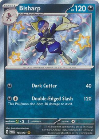 Bisharp Baby Shiny - 186/091 - Paldean Fates