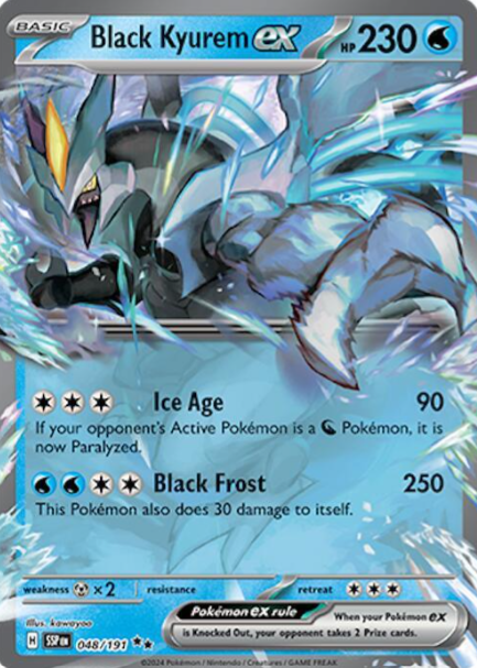 Black Kyurem ex - 48/191 - Surging Sparks
