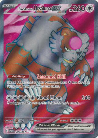 Bloodmoon Ursaluna ex Full Art - 202/167 - Twilight Masquerade