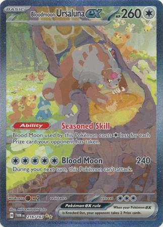 Bloodmoon Ursaluna ex Special Illustration Rare - 216/167 - Twilight Masquerade