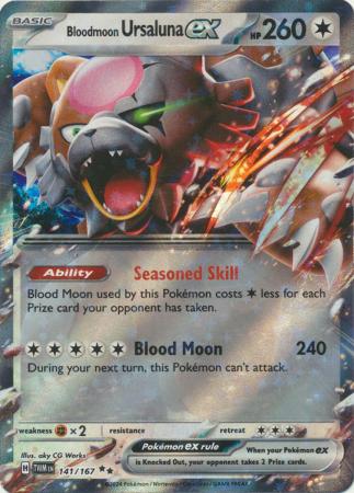 Bloodmoon Ursaluna ex - 141/167 - Twilight Masquerade