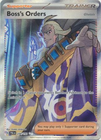 Boss's Orders Full Art - 248/193 - Paldea Evolved