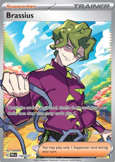 Brassius Full Art - 135/131 - Prismatic Evolutions