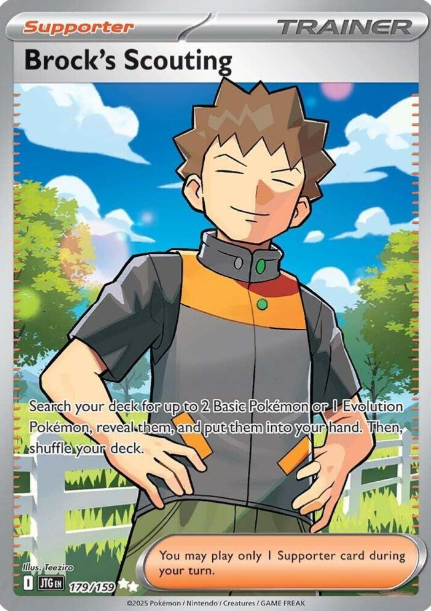 Brock's Scouting Full Art - 179/159 - Journey Together