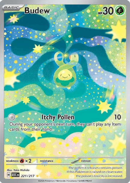 Budew Illustration Rare - 221/217 - Ascended Heroes