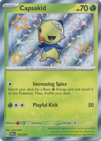 Capsakid Baby Shiny - 106/091 - Paldean Fates
