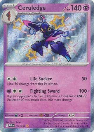Ceruledge Baby Shiny - 162/091 - Paldean Fates
