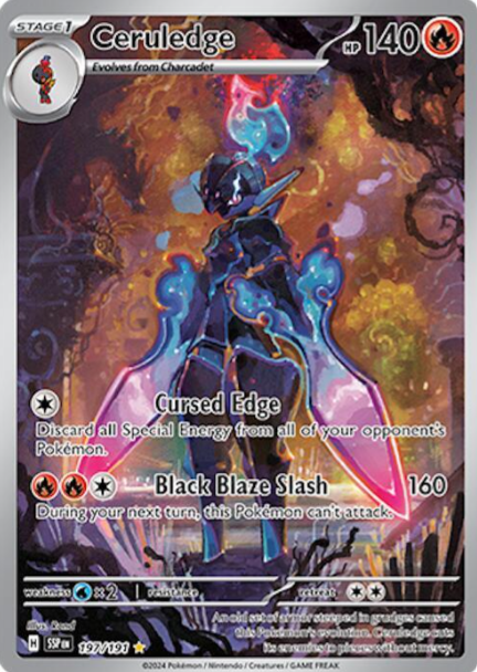 Ceruledge Illustration Rare - 197/191 - Surging Sparks
