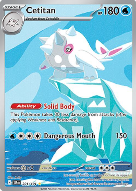 Cetitan Illustration Rare - 201/191 - Surging Sparks