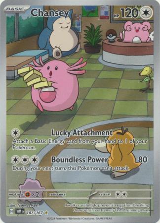 Chansey Illustration Rare - 187/167 - Twilight Masquerade