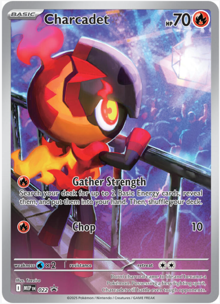 Charcadet Illustration Rare Promo - 022 - Mega Evolution Promos