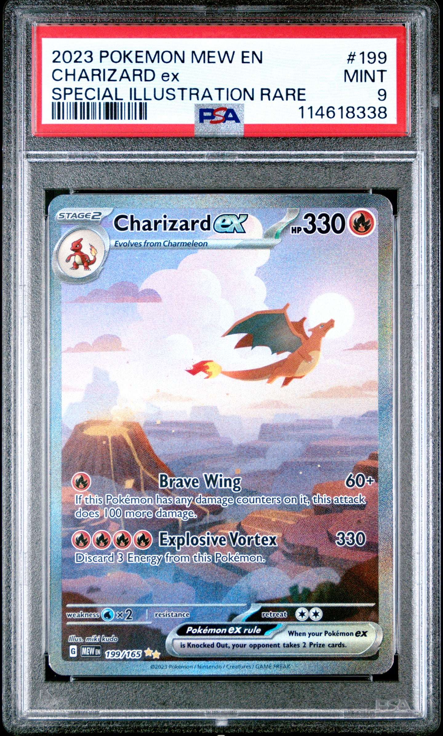 Charizard ex Special Illustration Rare - PSA 9 - Scarlet & Violet 151