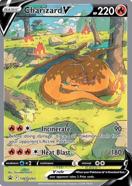 Charizard V Alternate Art Promo - SWSH260 - Sword & Shield Promos
