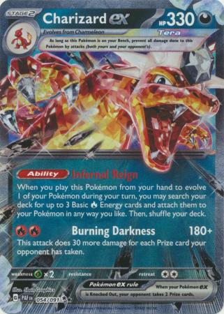 Charizard ex - 54/091 - Paldean Fates