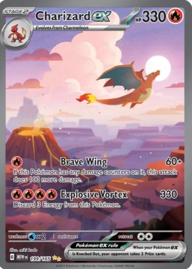 Charizard ex Special Illustration Rare - 199/165 - Scarlet & Violet 151