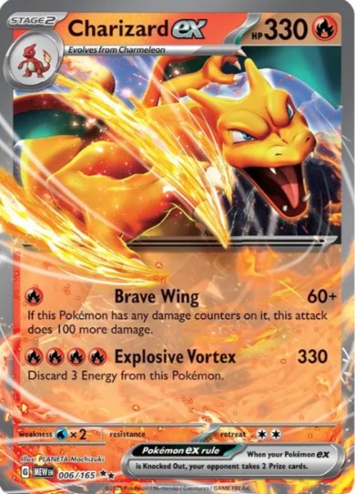 Charizard ex - 006/165 - Scarlet & Violet 151
