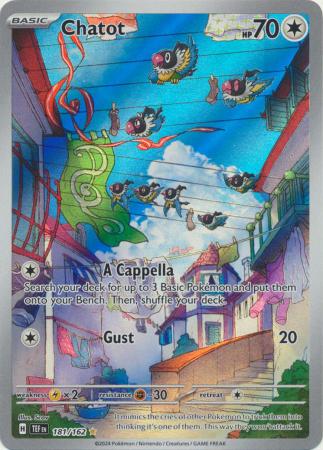 Chatot Illustration Rare - 181/162 - Temporal Forces
