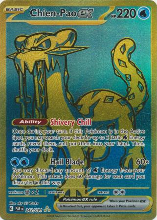Chien-Pao ex Hyper Rare - 242/091 - Paldean Fates